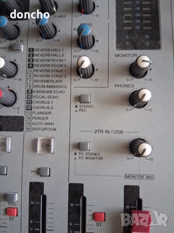 пулт Yamaha mw12cх с ефекти, снимка 4 - Ресийвъри, усилватели, смесителни пултове - 54985025