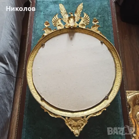 Месингово огледало, снимка 4 - Антикварни и старинни предмети - 55503123