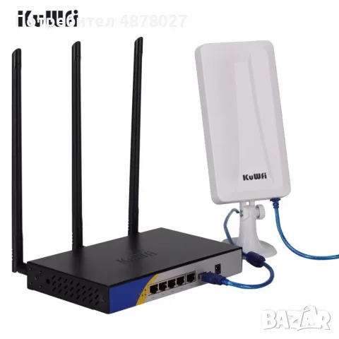 WiFi рутер и външна антена за прихващане и излъчване на WiFi сигнал WFR190, снимка 3 - Рутери - 55670120
