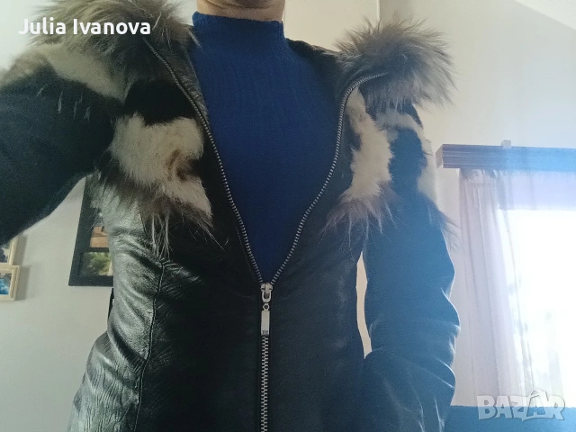 Кожено яке , снимка 4 - Якета - 54803619