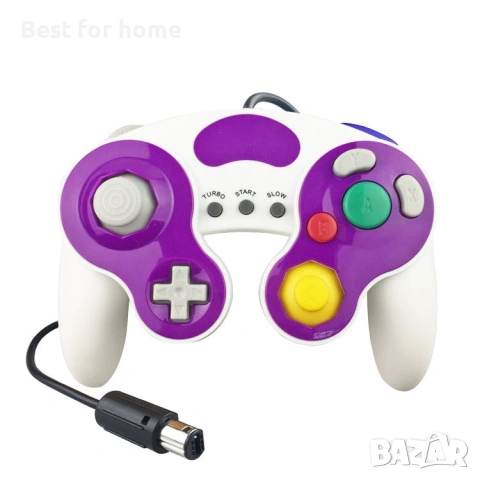 Жичен геймпад за контролер GameCube с три бутона за ръчен джойстик NGC GameCubes, снимка 2 - Аксесоари - 54542012