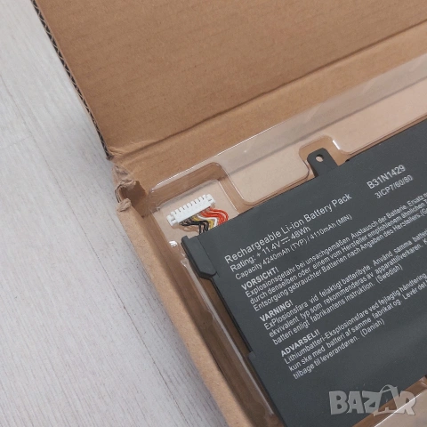 Нова батерия за лаптоп ASUS B31N1429 (11.4V, 48Wh) – Високо качество, за K501, A501, R516, V50, снимка 3 - Батерии за лаптопи - 54629245