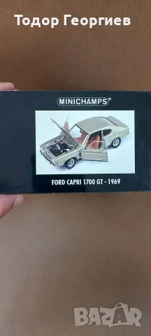 Ford Capri 1700 GT 1969 на Minichamps 1:18, снимка 8 - Колекции - 55540568