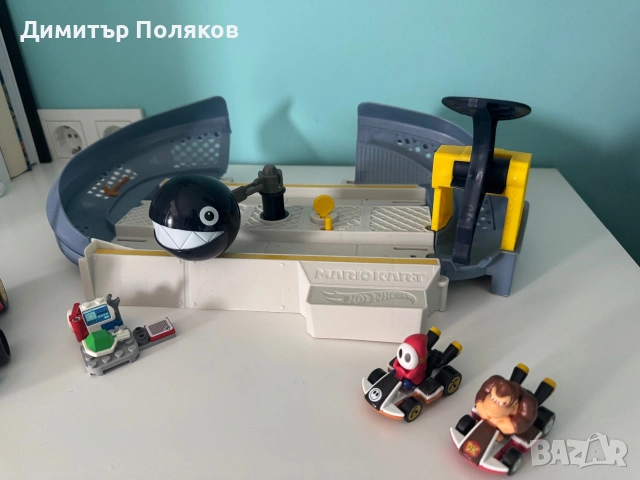 Игрален комплект Mattel Hot Wheels - Супер Марио + Lego cart, снимка 3 - Коли, камиони, мотори, писти - 55103494