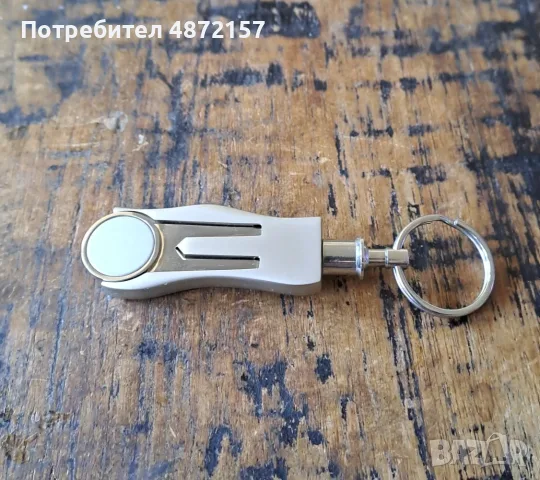 голф divot инструмент ключодържател метален с магнит
