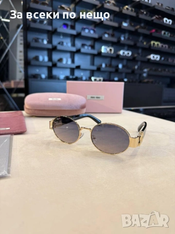 Miu Miu Слънчеви Очила С UV400 Миу Миу С ПОДАРЪК🎁Калъф - Различни Цветове Код SK1434, снимка 8 - Слънчеви и диоптрични очила - 54453659