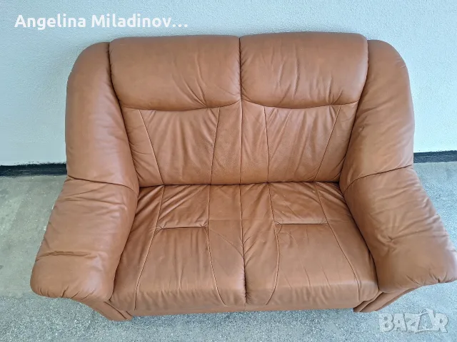 Диван от естествена кожа , снимка 5 - Дивани и мека мебел - 55688032