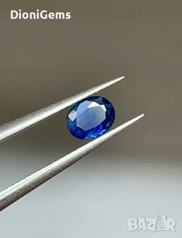 Естествен Син Сапфир 0.53 ct – Мадагаскар, снимка 2 - Други - 55392089