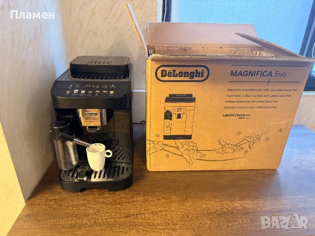 DeLonghi Magnifica Evo ECAM 292.81.B – Като Нова ☕️ 1450 W, , снимка 4 - Кафемашини - 54895510