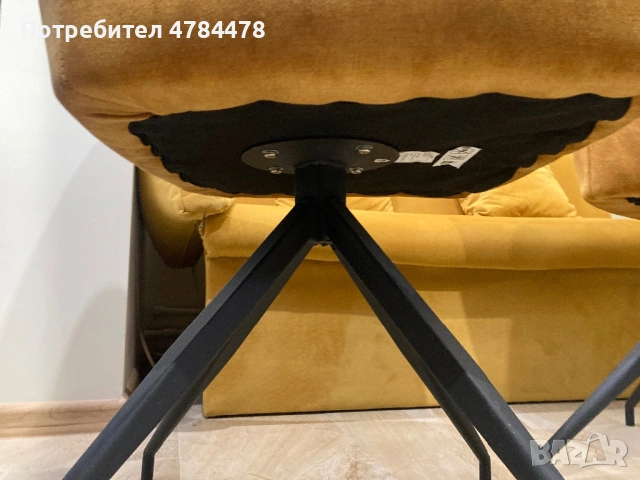 Малък кухненски диван и три стола, снимка 7 - Дивани и мека мебел - 54067255