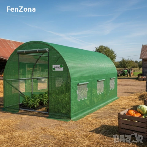 Градинска оранжерия - 3,5 x 2 x 2 м, снимка 6 - Оранжерии - 54051596