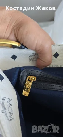 Нова. Дамска чанта тип торба (hobo/bucket bag) в емблематичния десен Visetos на луксозната немс, снимка 9 - Чанти - 55509638
