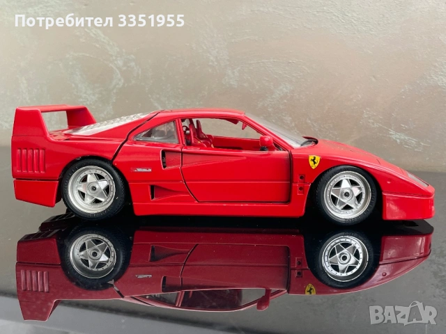 Ретро модел Ferrari F 40, снимка 4 - Колекции - 54399670