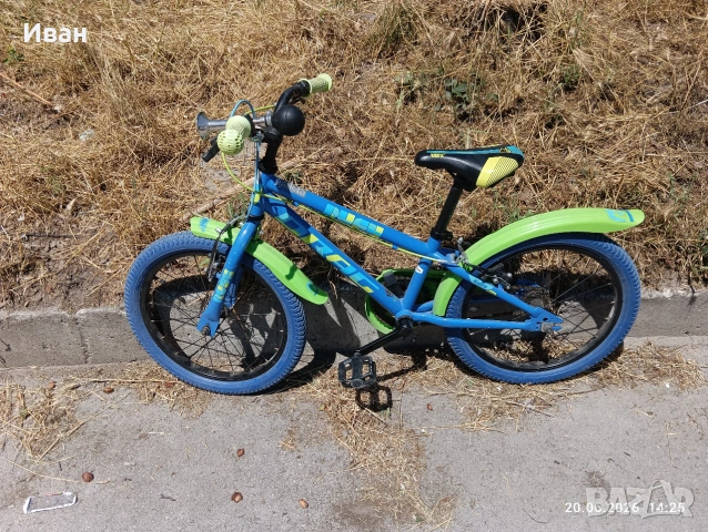 Велосипед Drag 18 Rush син зелен