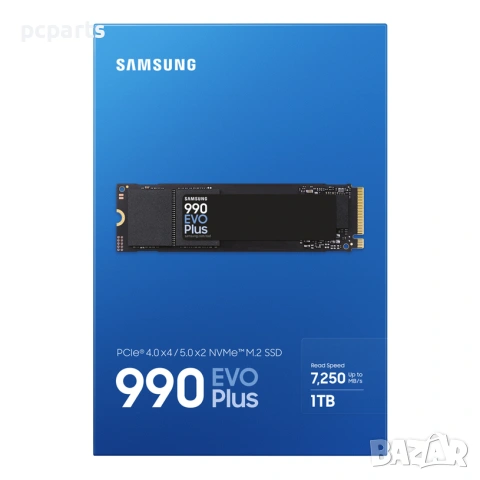 Чисто ново SSD 1TB Samsung 990 EVO Plus PCIe 4.0 NVMe M.2