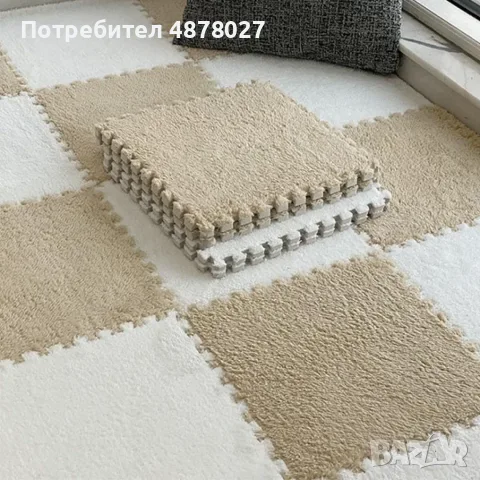 Мек килим пъзел от 10 части 1кв .м, снимка 6 - Килими - 55471495