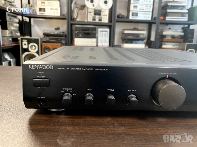 Транзисторен усилвател Kenwood, снимка 2 - Ресийвъри, усилватели, смесителни пултове - 54293131