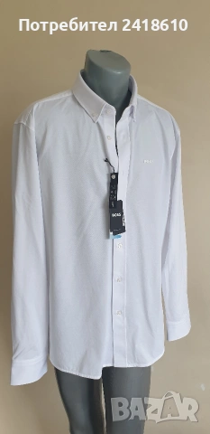 Hugo Boss Cotton Cool Max Regular Fit Cotton Mens Size 44 / 17 /1/2 XL НОВО! ОРИГИНАЛ! Мъжка Риза!, снимка 6 - Ризи - 54883564