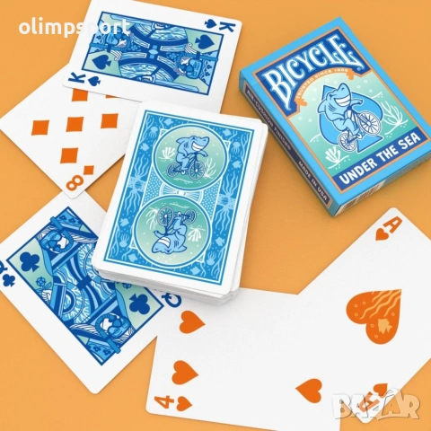 Карти за игра Bicycle Under the Sea , снимка 2 - Карти за игра - 54997390