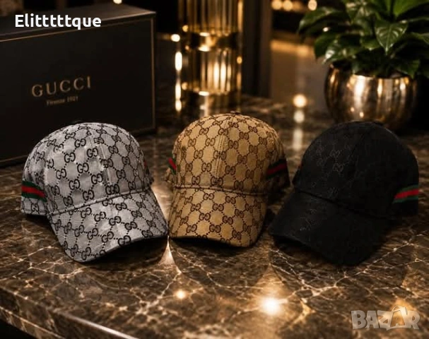 шапка с козирка Gucci Christian Dior emporio armani , снимка 5 - Шапки - 54977453