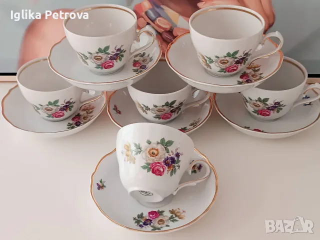 Антикварен, винтидж сервиз, снимка 2 - Антикварни и старинни предмети - 55329095