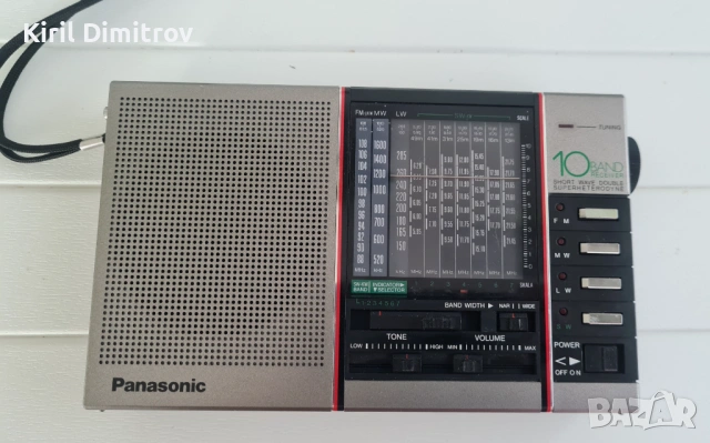Panasonic RF-B50L – 10-обхватен портативен радио приемник
