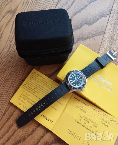 Оригинален Breitling Superocean A17364 с кутия и документи, бартер , снимка 8 - Мъжки - 54978605