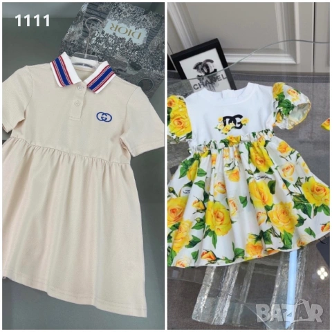 Детски рокли D&G Gucci  2-3  3-4 годинки