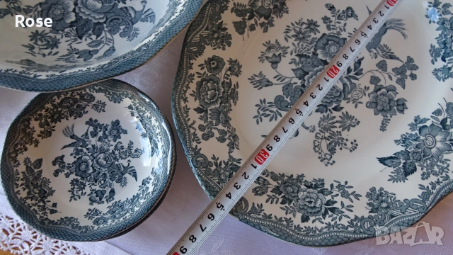 Винтидж големи купи, овални плата  Enoch Wedgwood , снимка 3 - Сервизи - 55067040