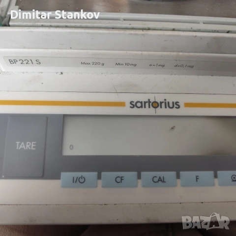 Лабораторна везна кантар аналитична везна SARTORIUS BP221 S , снимка 9 - Друга електроника - 54963318
