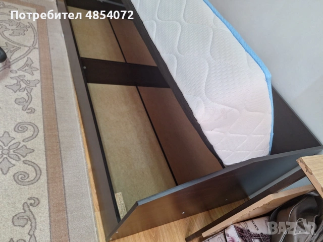 Легло с матрак - много запазено, снимка 7 - Спални и легла - 54870989