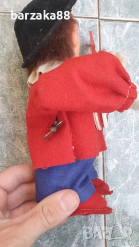 Стара механична играчка Клоун с ключ, снимка 2 - Колекции - 54278685