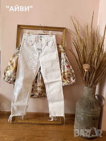 ZARA дамски дънки и риза, снимка 9 - Дънки - 53966394