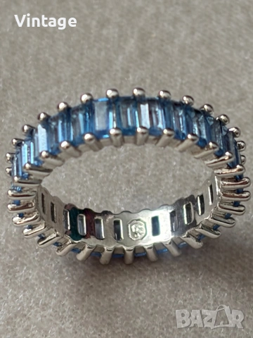 Оригинален марков пръстен с кристали Swarovski , снимка 8 - Пръстени - 54293311
