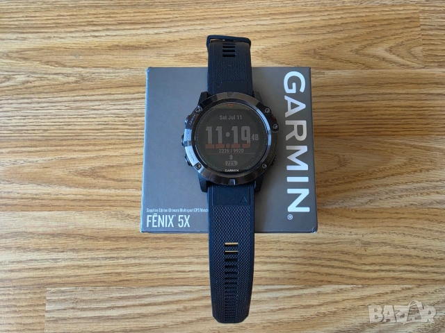 Garmin fenix 5x Sapphire 51mm, снимка 3 - Смарт часовници - 55239840