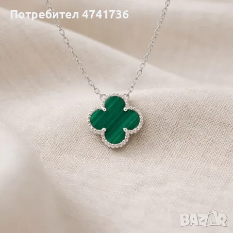 Van Cleef колие с 18к позлата / всички разцветки налични, снимка 7 - Колиета, медальони, синджири - 55674707