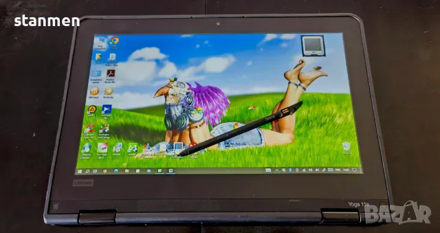 Продавам Гаранционен Touchscreen Lenovo Yoga 11e/IPS11.6сKам/4CoreUp2.7ghz/8gbDDR4/SSD256gb/НоваБат/, снимка 4 - Лаптопи за работа - 55312141