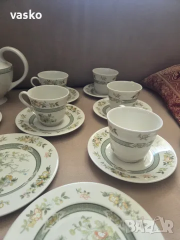 ROYAL DOULTON-порцеланов сервиз за кафе 21 части, снимка 12 - Сервизи - 55441142