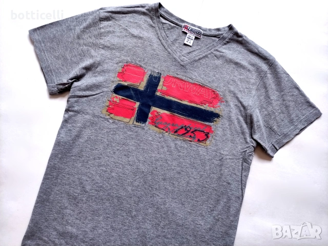 Geographical Norwey Short Sleeve Mens - M - оригинална мъжка тениска, снимка 6 - Тениски - 55002621