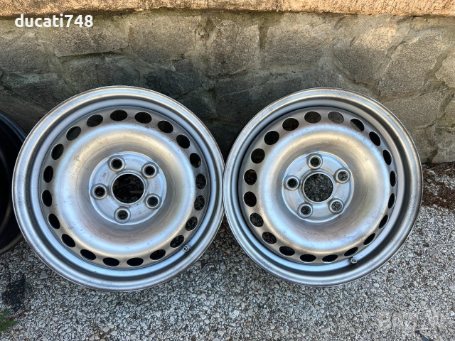 4бр. ОЕМ железни джанти 16" 5x120 VW Transporter - T5 T6, снимка 3 - Гуми и джанти - 55243885