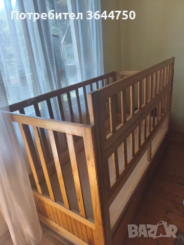 Детска кошара с матрак, снимка 2 - Кошарки - 54351147