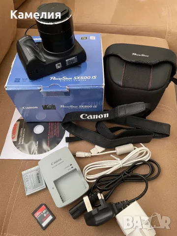 Фотоапарат Canon PowerShot SX500 IS, снимка 4 - Фотоапарати - 55687541