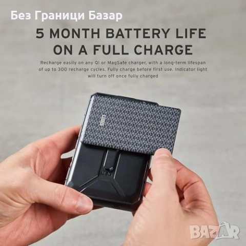 Нов UAG тракер карта за портфейл багаж паспорт iOS Android проследяване анти кражба, снимка 3 - Друга електроника - 54045858