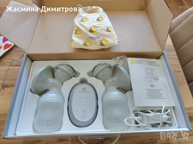електрическа двойна помпа за кърма , снимка 2 - Аксесоари за кърмачки - 54427600