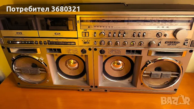 Sharp GF 777 Z Boombox касетофон, снимка 7 - Радиокасетофони, транзистори - 55355097