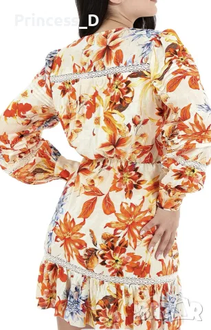 Guess HAFA mini dress with floral print, снимка 2 - Рокли - 55333010