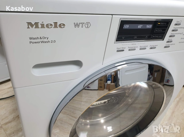 Miele WT1 PowerWash - Пералня със Сушилня Миеле 12м Гаранция, снимка 2 - Перални - 54587410
