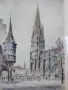 Оригинална графика 1930 Професор Фридрих Гьортис Уникална, снимка 7
