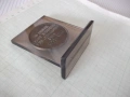 Плакет "30 г. ВТУ*Ангел Кънчев* Русе 1954-1984", снимка 4
