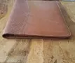 папка за документи луксозна кожена кафява с калкулатор A4 Размер, снимка 9